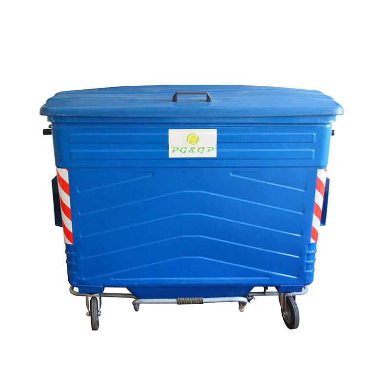 1700L Hot-Dip Galvanized Steel Trash Can