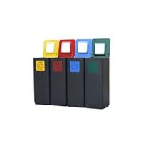 60L външна метална кофа за боклук