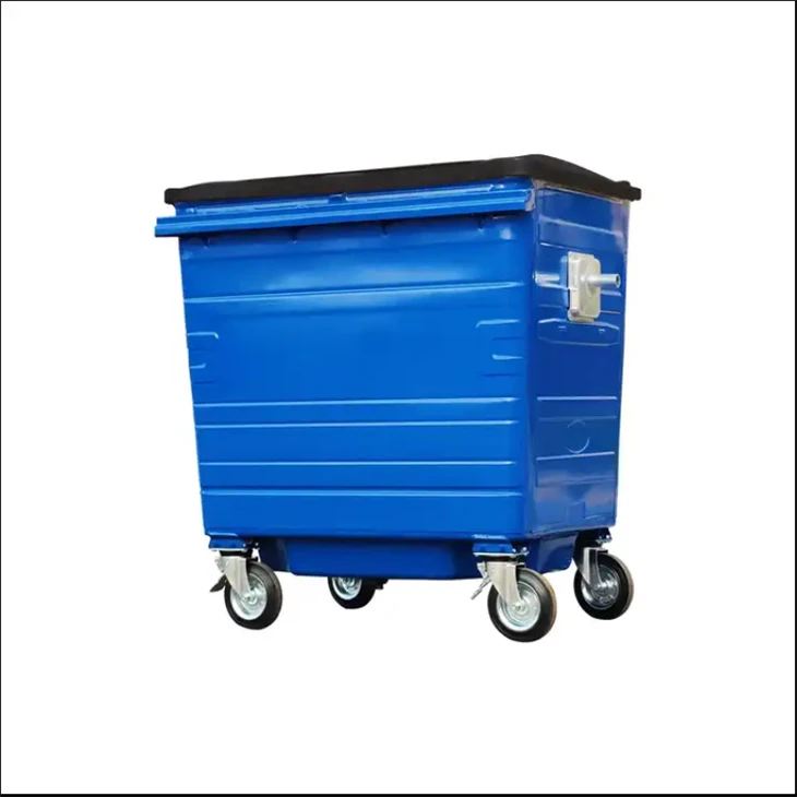 Vintage Metal Garbage Bin